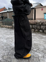 Continuous Nonfade Balloon Denim Pants 2C