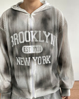 Brue Spray Mesh Hoodie Zip-up