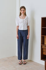 Work nylon pants_navy