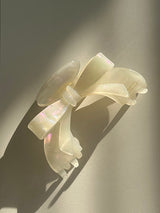 Arch ribbon hair clip (8color)