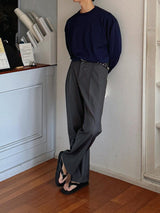 ASCLO TR Two Tuck Wide Slacks (3color)