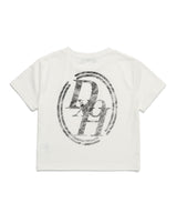 DOUBLE LINE STACK LOGO CROP T-SHIRTS
