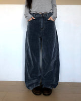 Bellan Velvet Curved Denim Pants