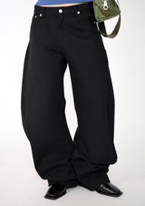 curve shape cotton pants(5color)