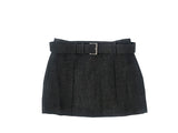 [Belt Set] Ropan Wool Mini Belt Skirt