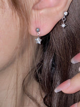pleat star piercing