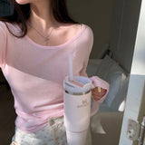 [BELLIDE MADE] 8 colors テンセルレイヤードUネックTシャツ