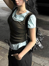 Essential Square Neck Sleeveless