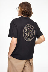Haand ロゴアートワークTシャツ