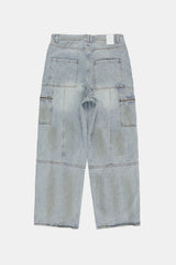 Wickham vintage washed denim pants