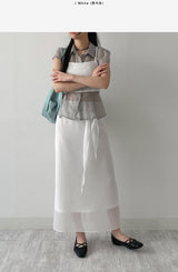 Rookie Chiffon Layered Bustier