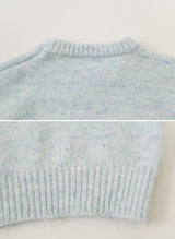 #Cozy Hairy Pastel Wool Loose Fit Knit (5color)