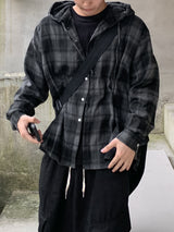 LD Over hood check shirts