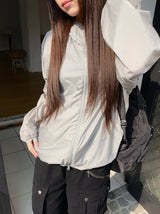 Aen Balloon Banding Cargo Wide Pants