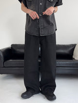 LO Vien Pintuck Half-Banding Semi Wide Pants (4C)