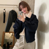 Boa Collar Short Blouson Jacket