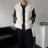 OWN Knitwear Hooded Padded Vest (2 colors)