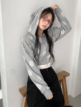 DOT HOOD ZIP-UP (2C)