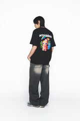 25SS マグショットエイリアンショートスリーブTシャツ ブラック