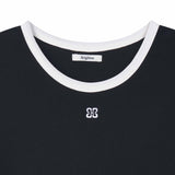 Essential Contrast T-shirts Black