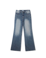 All cat blue boots cut pants