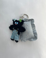 【MADE】 ストライプピロー (tok/keyring)