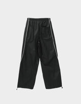 Curve line nylon pants