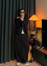 Cotton High-Waisted Banded Pants 3COLOR