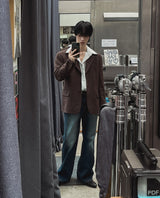 Eunice Ribbed Cat Bootcut Denim Pants