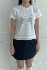 リボンフェンスTシャツ
