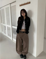 Lida バルーンフィットコットンワイドパンツ