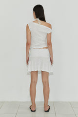 TWO-WAY LACE SKIRT / IVORY