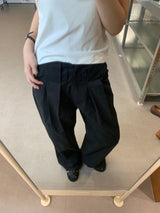 Highland pintuck pants (3color)