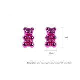 Petit Bear Earrings_Pink