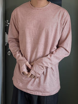Mary Stripe Layered Warm Tee