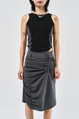 (W) Lili Shirring Skirt (2color)