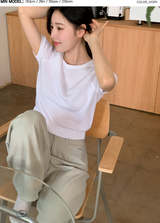Pastel Summer Raglan Short Sleeve Knit (5color)