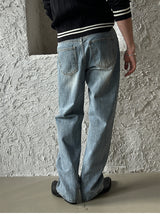 [MUSCLE FIT] LIne round neck knit(3color)