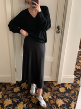 [MADE] SILKY SATIN SKIRT