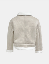 Winter Suede Fur Collar Jacket