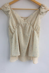 Flower chiffon blouse