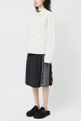 (W) Lowkey Checked Skirt (2color)