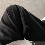  Wonderant Cotton Ton-Tuck Banding Wide Pants