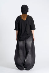 Wixo Wide Washed Denim