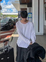 メゾンボートネック長袖Tシャツ