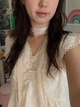 [made by fling] butterfly blouse (ivory)