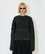 TACK SLEEVE SWEATSHIRT