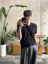 Maison two tuck banding slacks