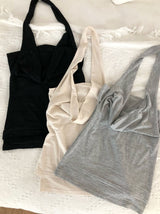 Draped tube top