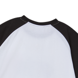 25SS スペースラビットラグランクロップ半袖Tシャツ ブラック
